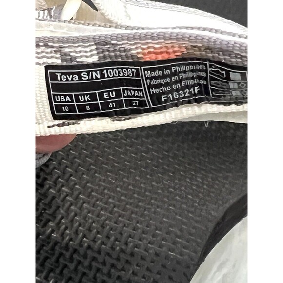 Teva Women's Original Universal Hiking Sandals Haze White Women Size 10 - Picture 12 of 12